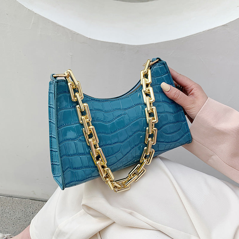 Underarm Bag Texture Chain Women's One-shoulder
