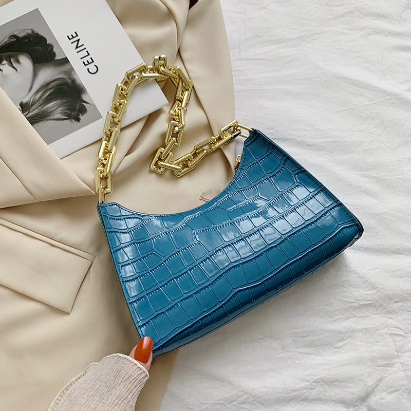 Underarm Bag Texture Chain Women's One-shoulder