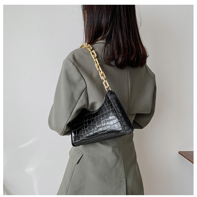 Underarm Bag Texture Chain Women's One-shoulder