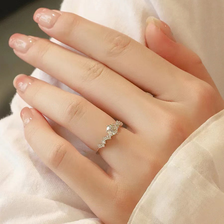 Ins Special-interest Design Light Luxury Exquisite Ring