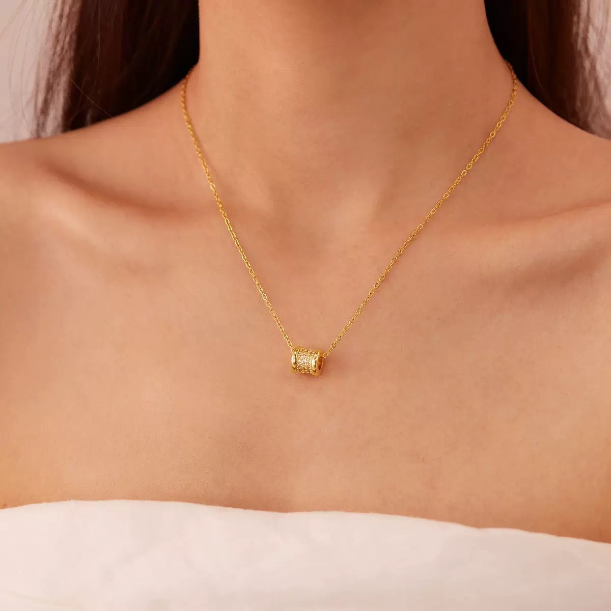 Skin-friendly Simple Fashion High-end Non-fading Titanium Steel Necklace