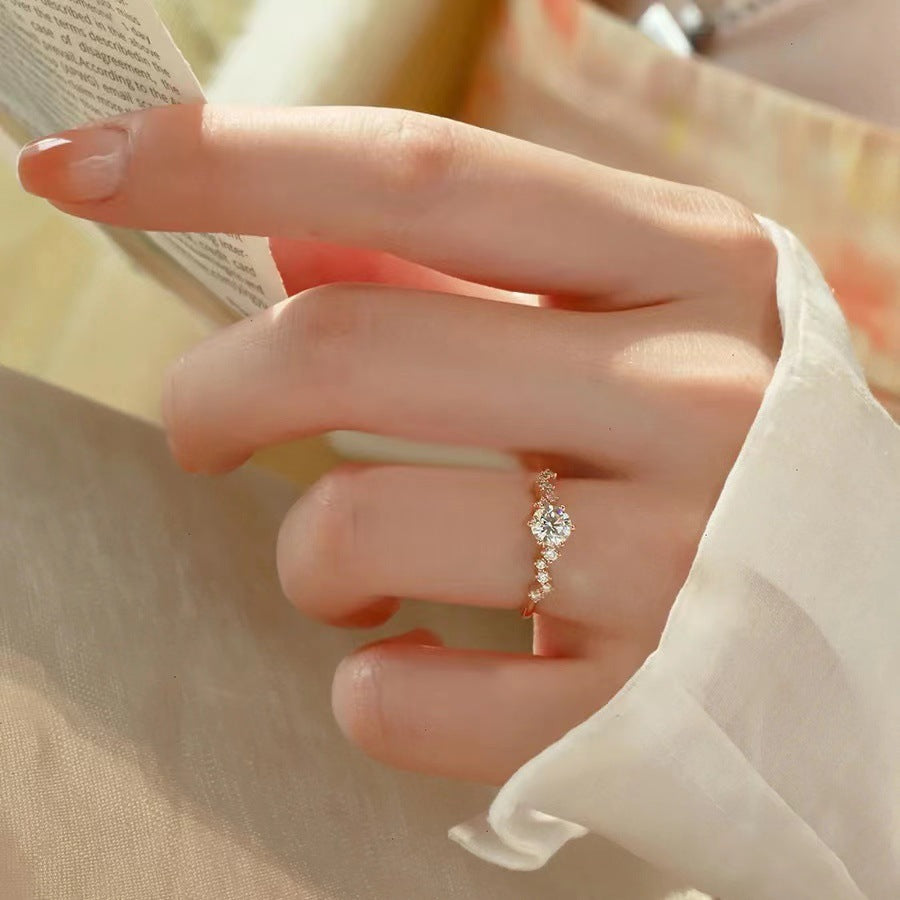 Ins Special-interest Design Light Luxury Exquisite Ring