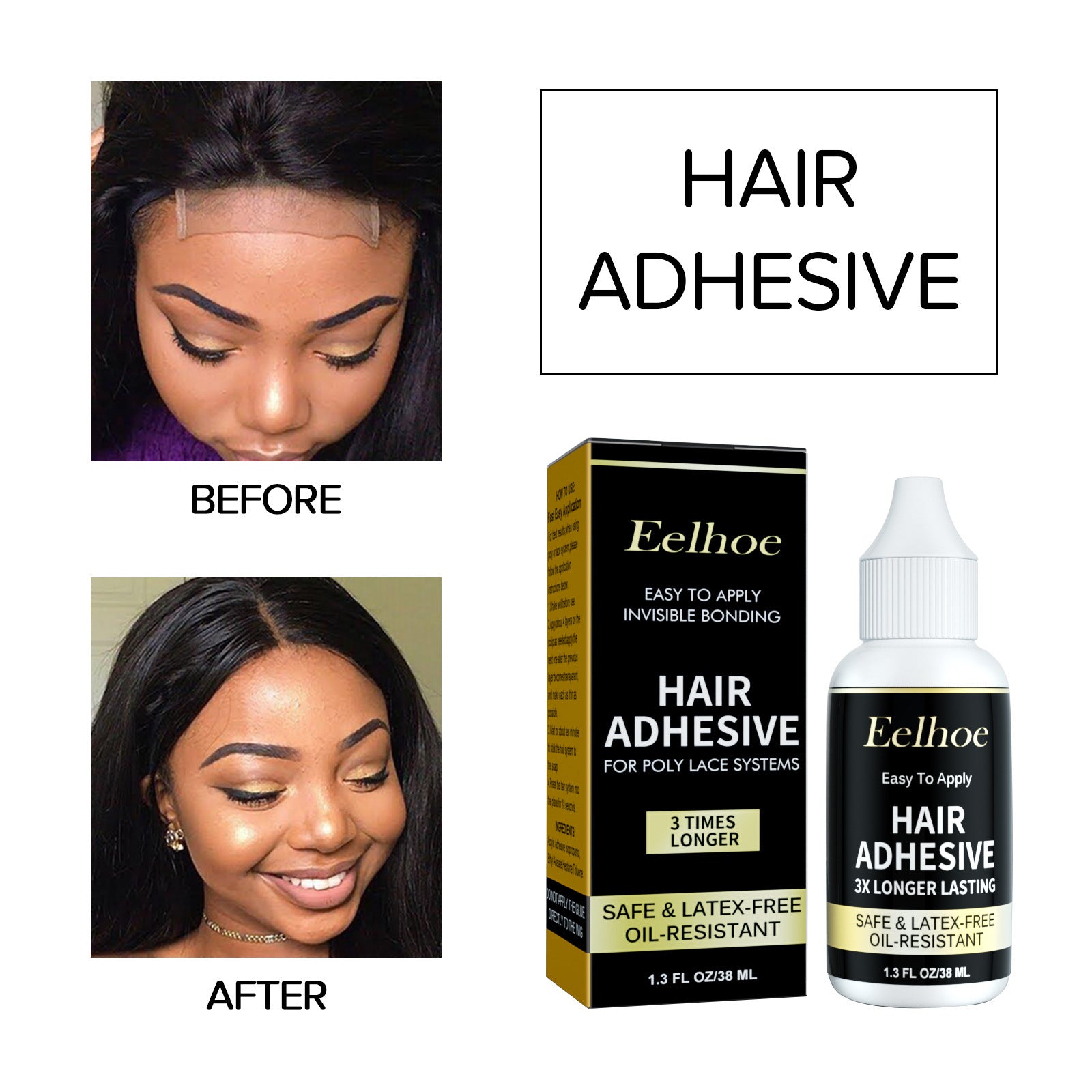Quick Unloading Hair Piece Glue Wig Unloading Glue