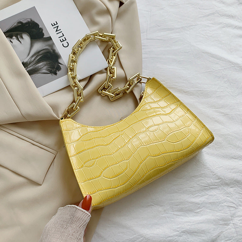 Underarm Bag Texture Chain Women's One-shoulder