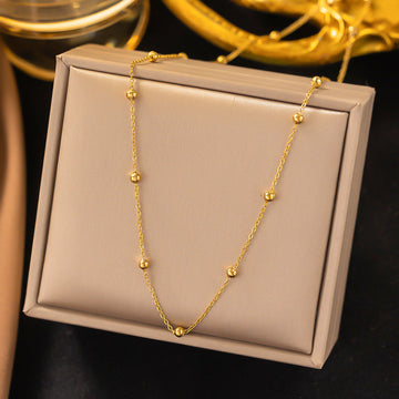 European And American Beanie Necklace Women's Fashion Simple