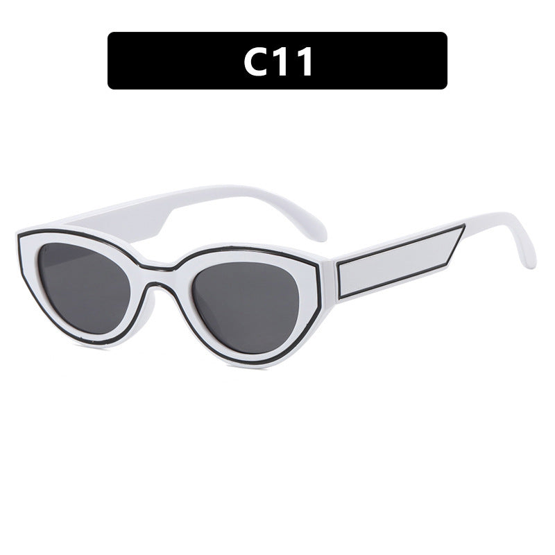 European And American Vintage Sunglasses Personalized Street Shot